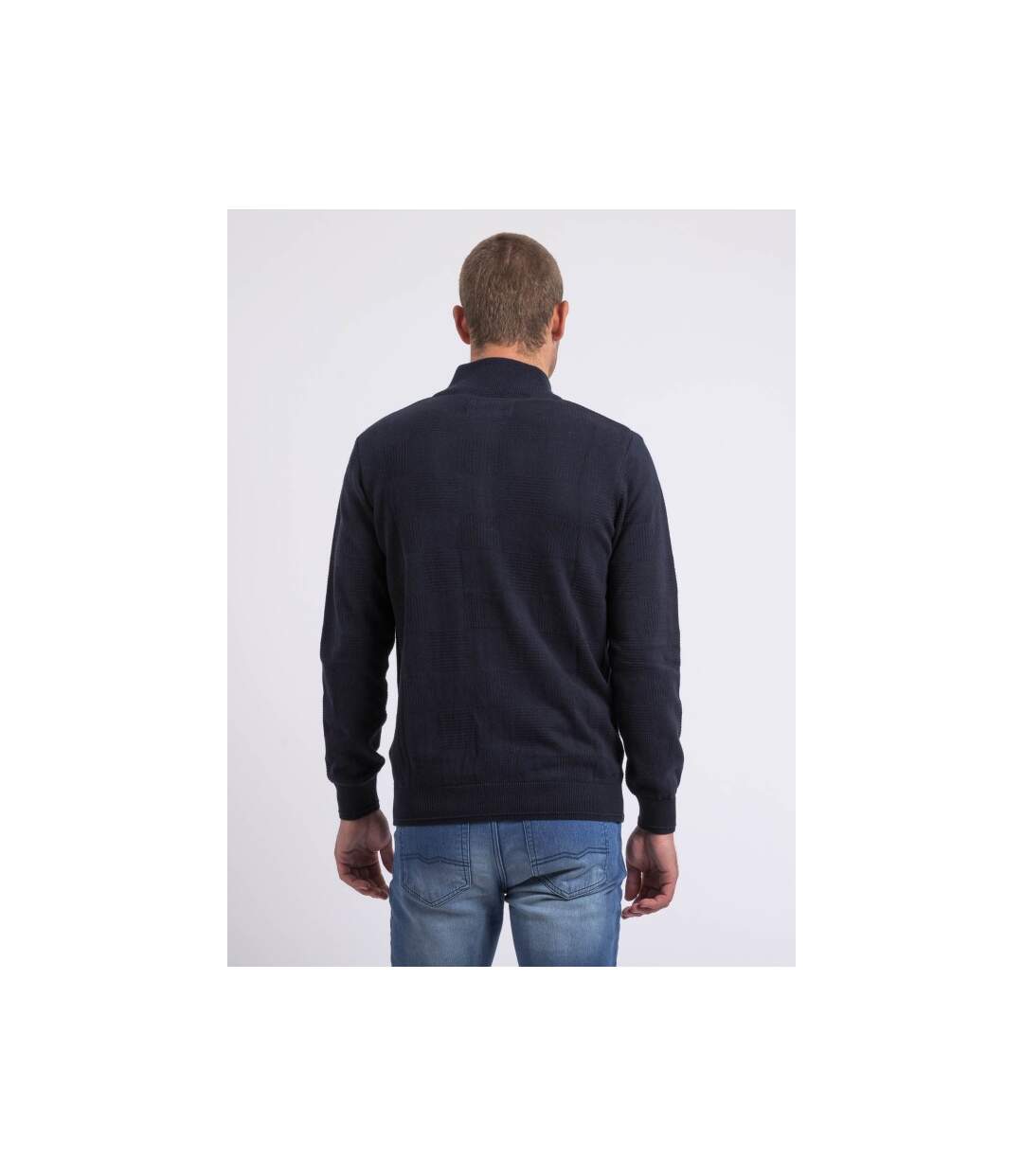 Gilet zippé col montant coton AXELOU-2