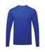 Mens Long Sleeve Performance T-shirt Royal Blue TriDri-2