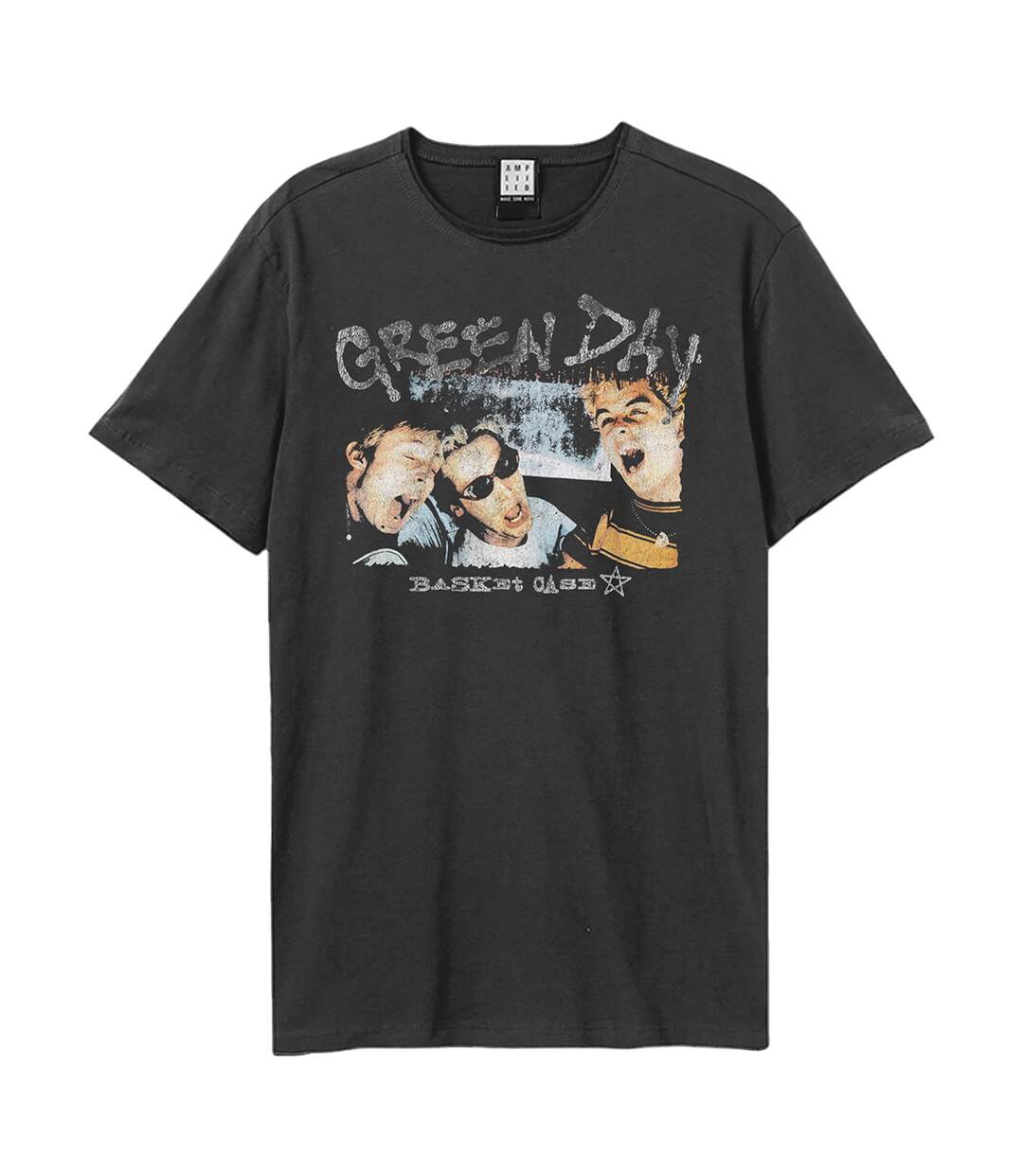T-shirt Basket Case Adulte Charbon Amplified-1