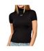 T-Shirt noir femme tommy hilfiger dw0dw21563-1