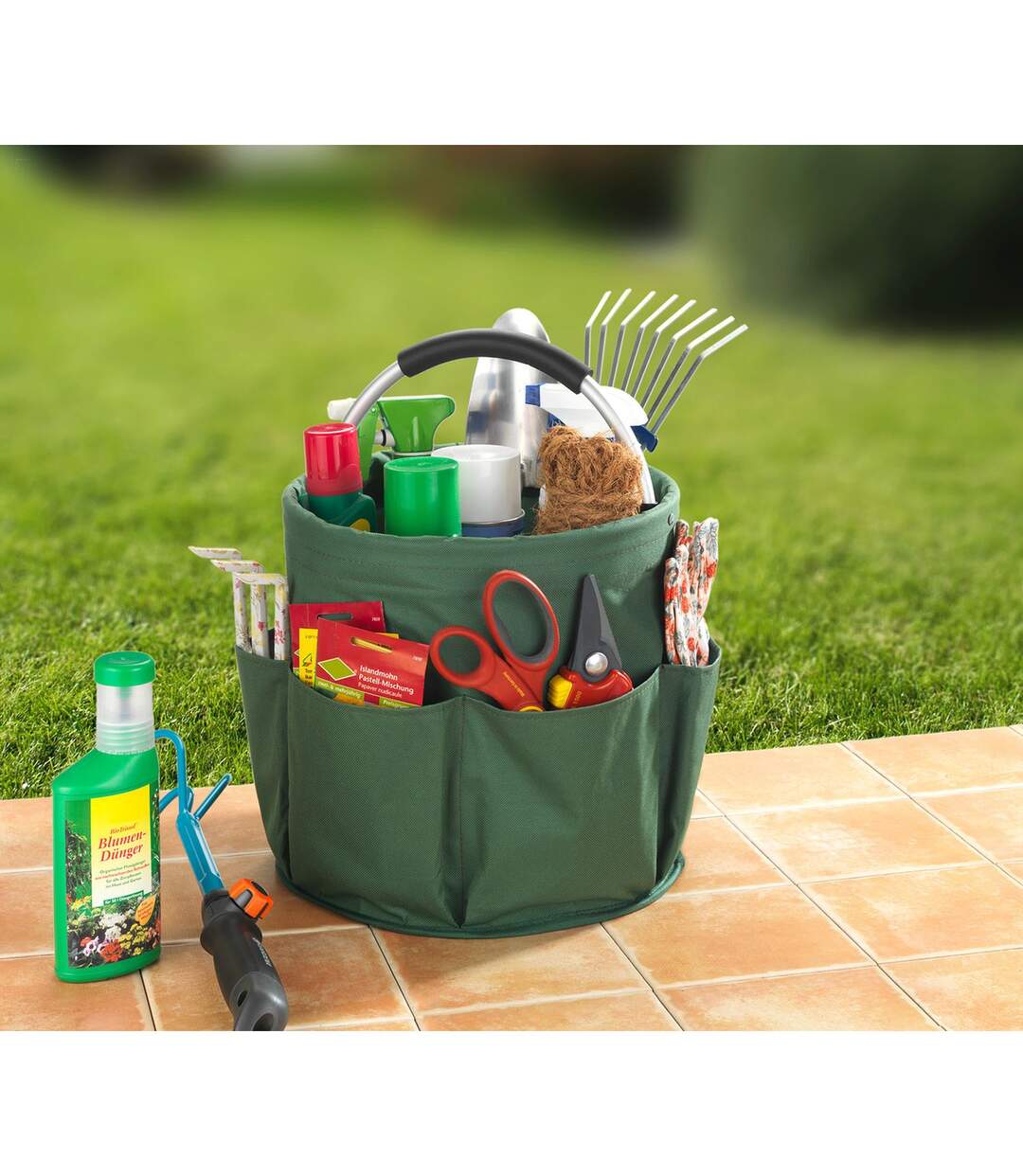 Sac pour transport outils de jardinage - Vert-3