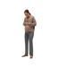 Womens/ladies Melange Straight Leg Sweatpants Grey Melange Mamalicious-1