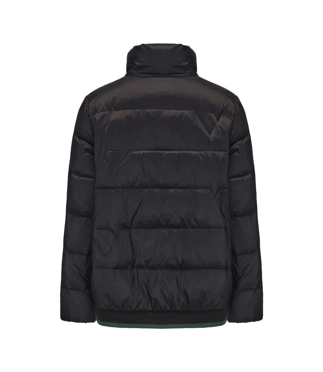 Womens/ladies Reversible Lightweight Slim Down Jacket Black Firetrap-2