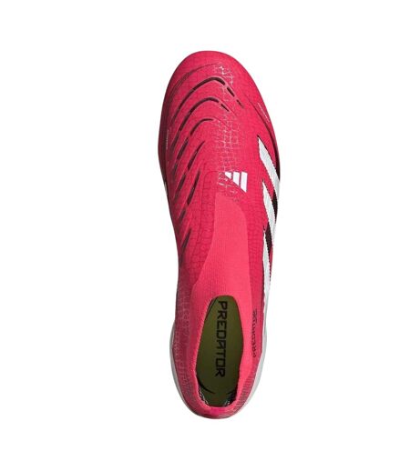 Chaussures De Foot Pour Terrain Souple Motif/style 3 Rayures Predator Elite Homme Rouge Blanc Adidas
