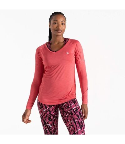 T-shirt De Sport Discern Femme Rose Sorbet Dare 2B