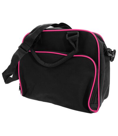 Sac de danse messager 15 litres taille unique noir/fuschia Bagbase