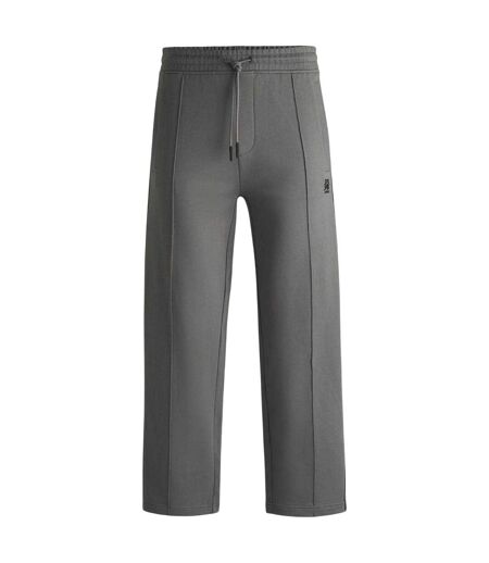 Mens Racing Bulls Tape Jogging Bottoms Grey Hugo