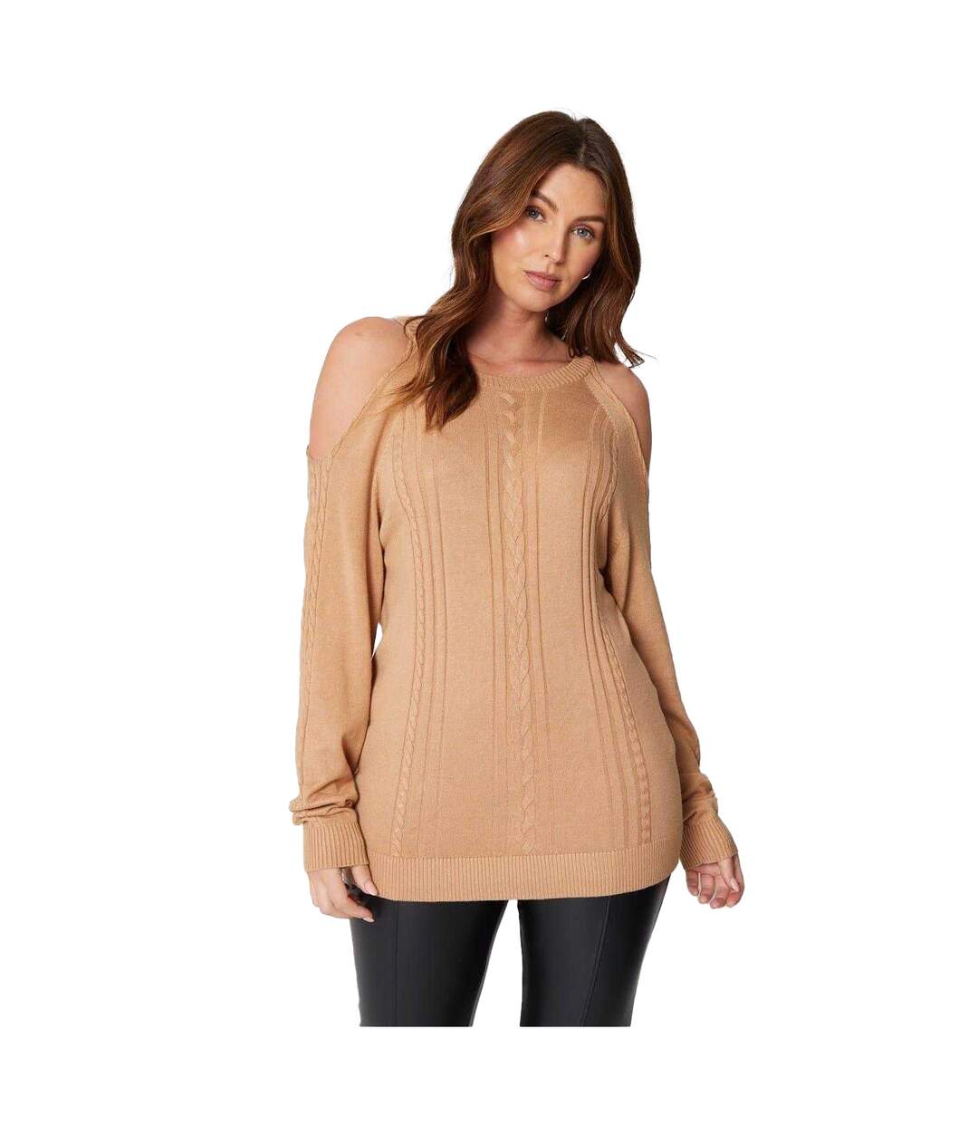 Pull Femme Marron Clair Be You-2