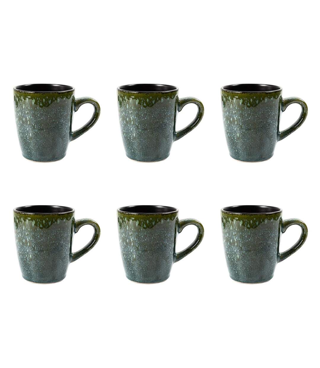 Lot de 6 Mugs Elia 30cl Vert-1