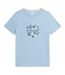 Animal Womens/Ladies Carina Hexagon Natural Logo T-Shirt (Pale Blue) - UTMW2392
