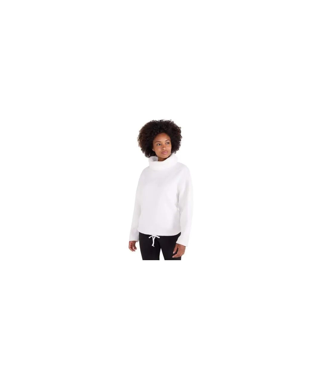 Womens/ladies Rydal Fleece Top Beige Mountain Warehouse-1