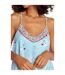 Débardeur Motif/style Imprimé Dalmatien Femme Turquoise Pâle PJ Salvage-4