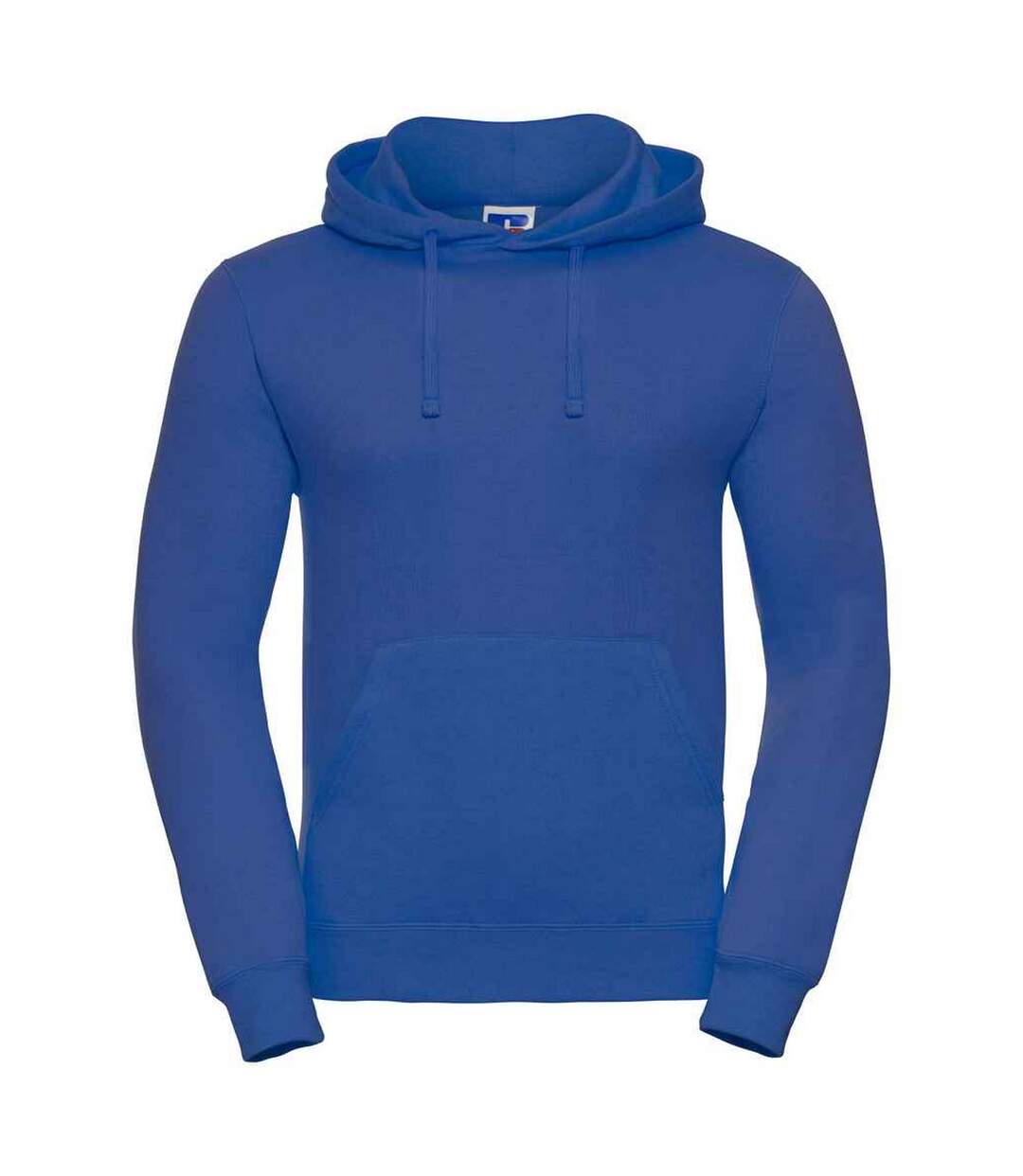 Mens Plain Hoodie Bright Royal Blue Russell-1