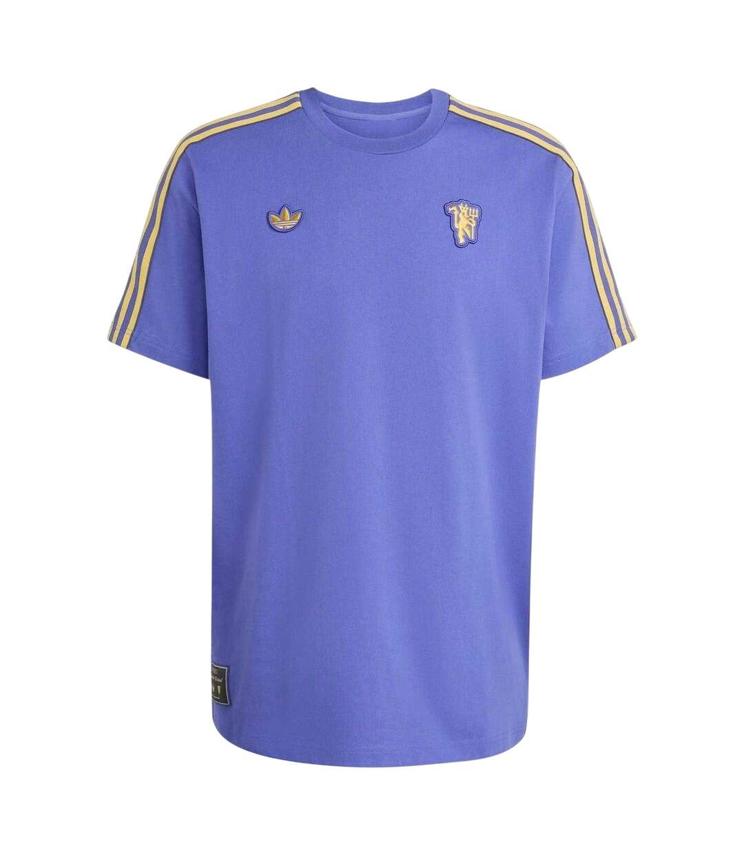 T-shirt Motif/style Manchester United Fc Icon Homme Blanc Adidas-2