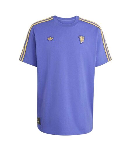 T-shirt Motif/style Manchester United Fc Icon Homme Blanc Adidas