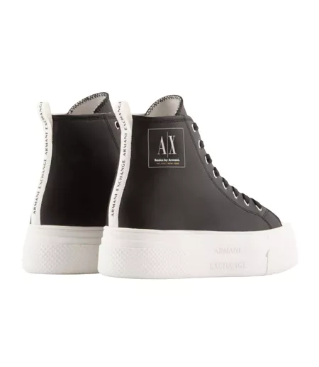 Baskets Femme Noir Armani Exchange