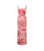 Womens/ladies Floral Mesh Maxi Dress Pink I Saw It First-2