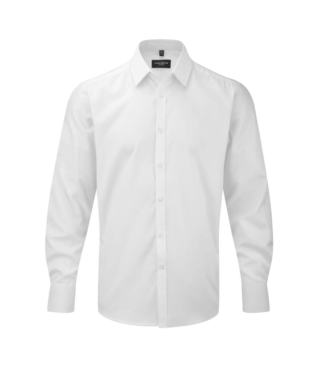 Chemise de travail à manches longues homme blanc Russell-1