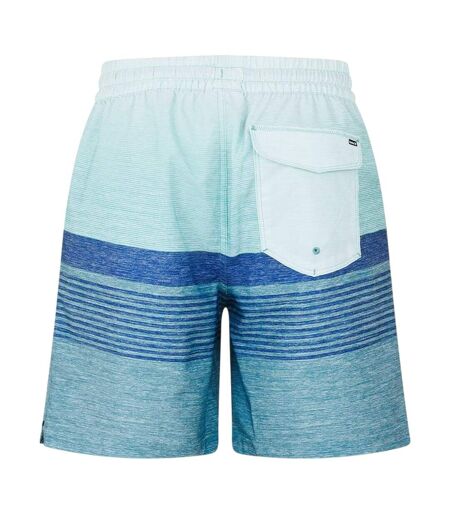 Mens Volley Ombre Stripe Swim Shorts Sky Pewter Hurley