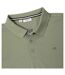 Mens Embroidered Collared Short-sleeved Polo Shirt Sage Calvin Klein-3