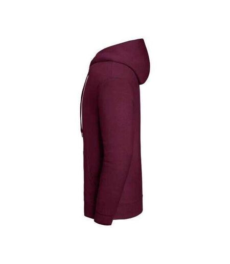 Sweat Uni À Capuche Iconic Premium Adulte Bordeaux Fruit Of The Loom