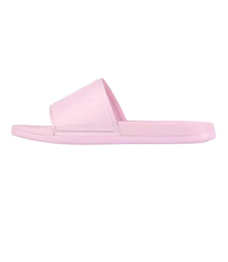 Womens/ladies Logo Sliders Baby Pink Everlast