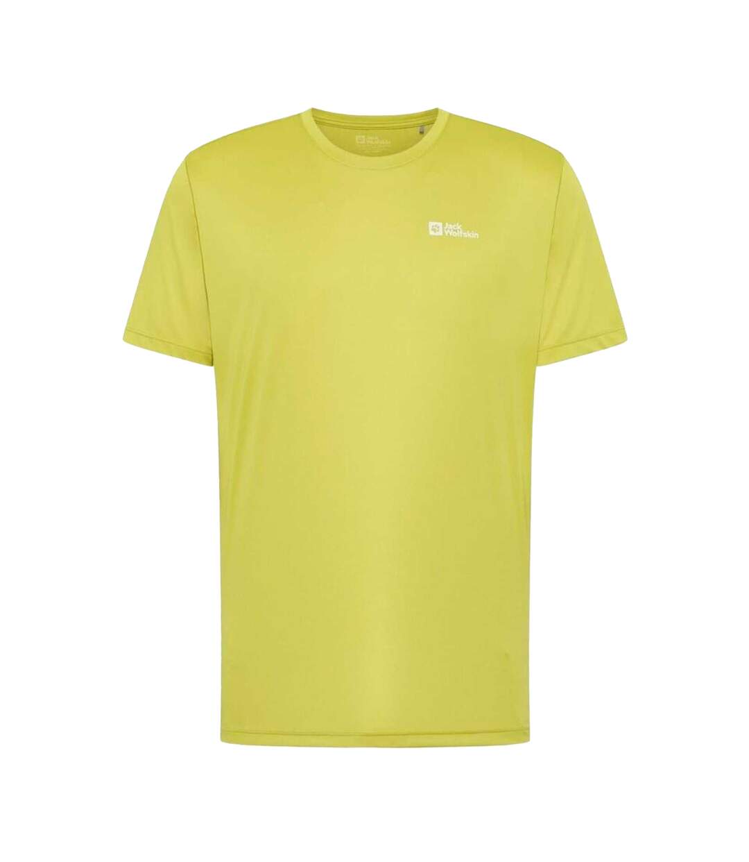 T-shirt Motif/style Tech Homme Vert Pomme Jack Wolfskin-1