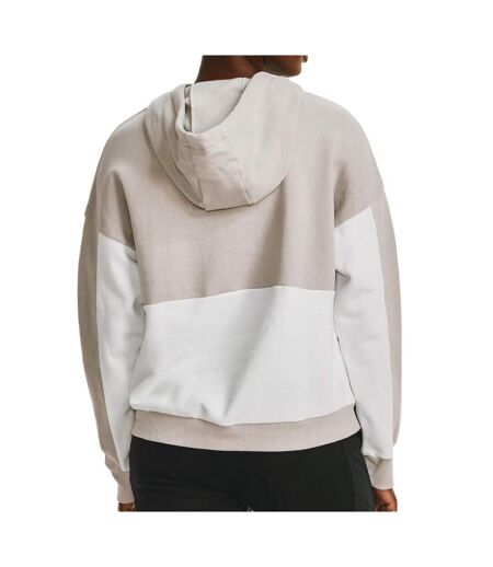 Sweat Gris Clair Femme Under Armour Rival Fleece - M