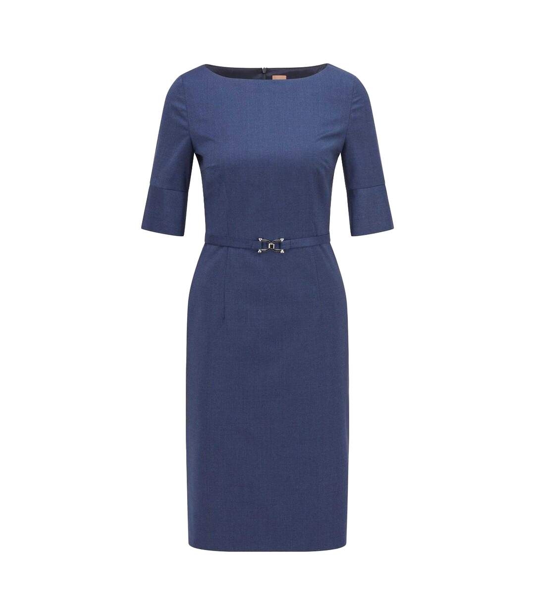 Robe Dirusila Femme Bleu Boss-1