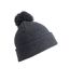 Womens/ladies Winter Essentials Pom Pom Beanie Bonnet À Pompon Gris Result-2