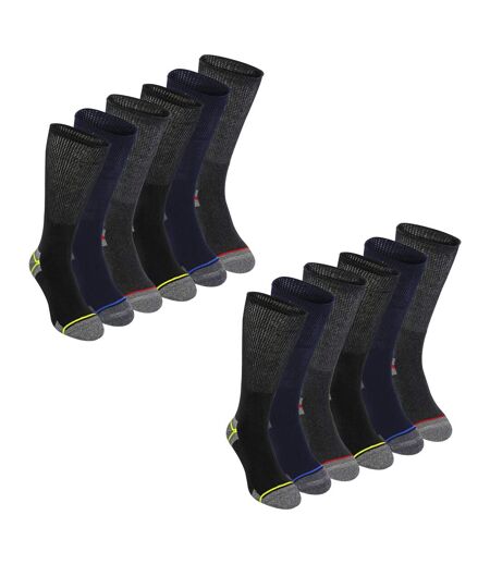 Multipack Mens Diabetic Work Socks | Non Elastic Breathable Diabetic Socks