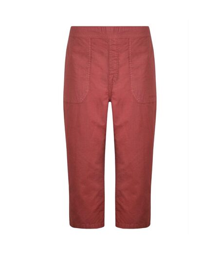 Womens/ladies anyar ripstop 3/4 length trousers desert rose Weird Fish