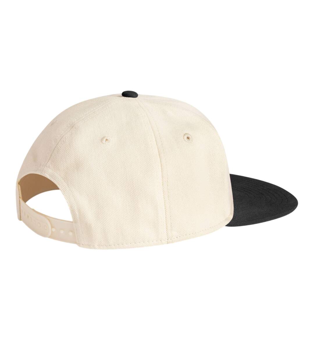 Casquette De Baseball Motif/style Contrasté Adulte Naturel Noir Beechfield-2