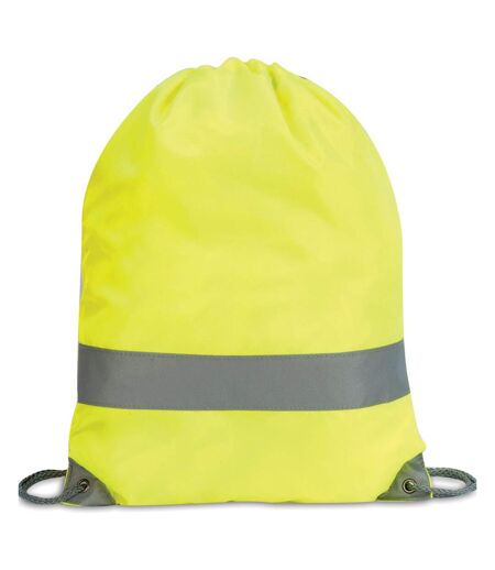 Shugon Stafford Drawstring Hi-Vis Tote Bag (13 Liters) (Hi-Vis Yellow) (One Size)