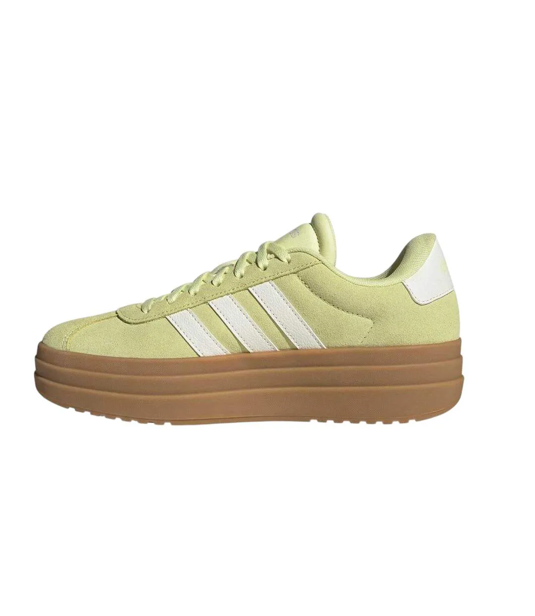 Baskets Court Bold Femme Jaune Blanc Marron Pâle Adidas-3