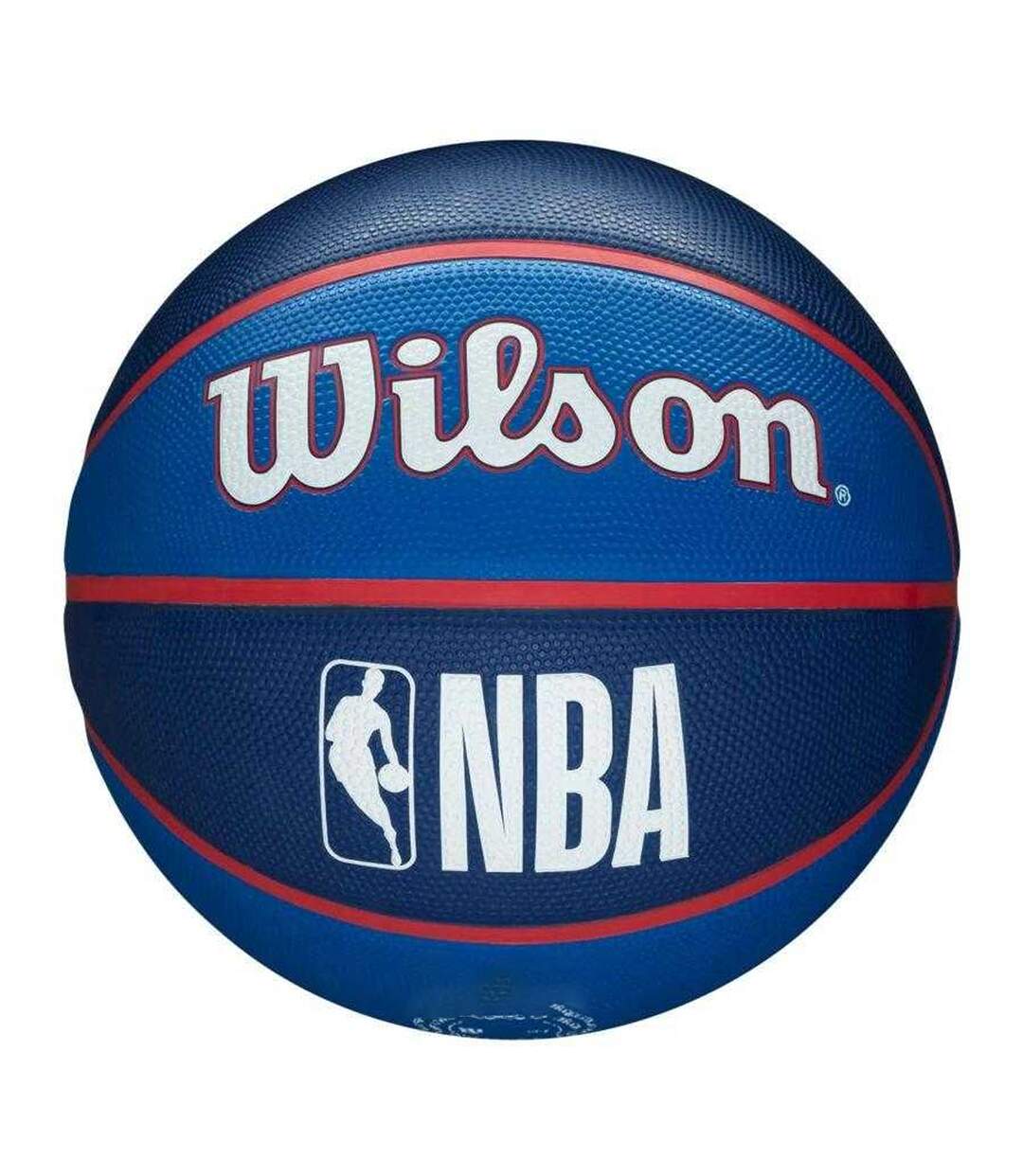 Ballon De Basket Motif/style Philadelphia 76ers Nba Team Taille 7 Bleu Marine Bleu Wilson-1