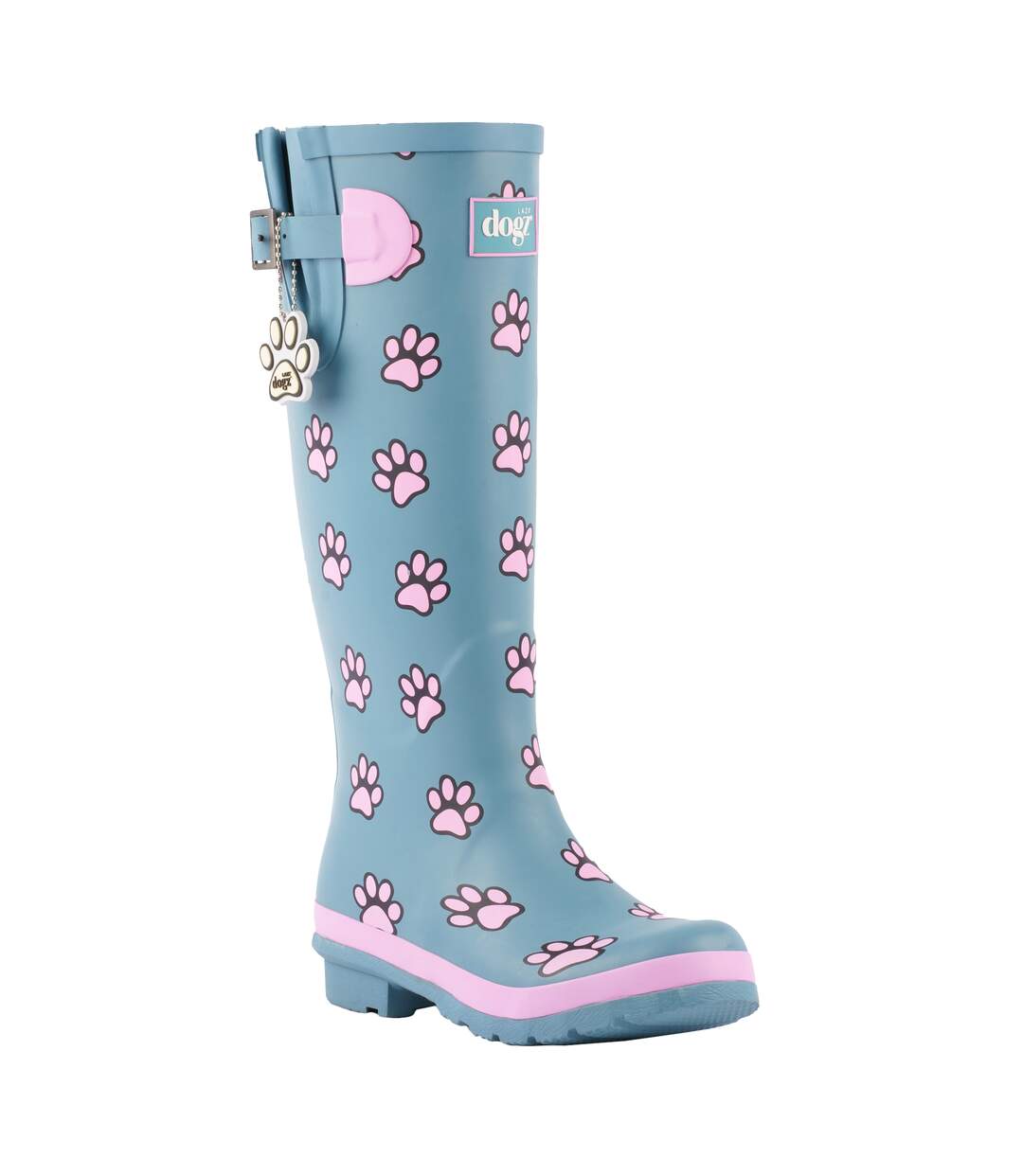 Bottes de pluie cookie femme bleu sarcelle Lazy Dogz