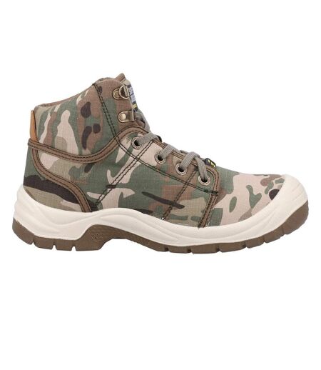 Safety Jogger Mens Desert Camo Safety Boots (Multicolored) - UTFS9022