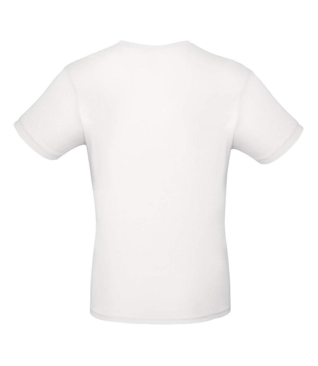 Tee-shirt B&c Mens #e150 Blanc B And C-2