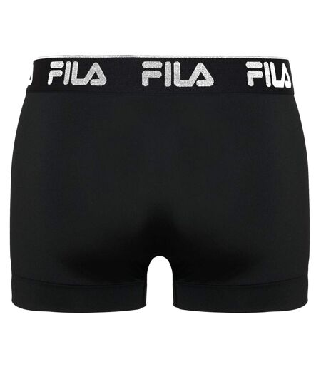 Lot de 4 Boxers homme uni ceinture 4 cm FU5380 Fila