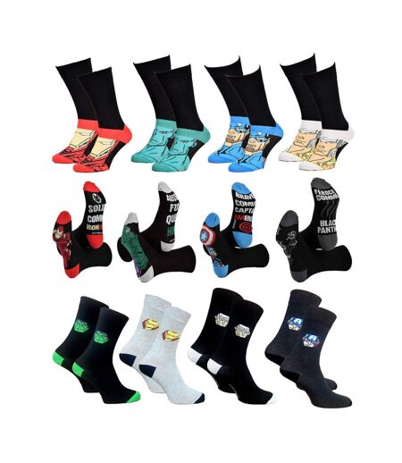 Chaussettes HOMME Licence PACK DE 12 PAIRES SURPRISE - Pack de 12