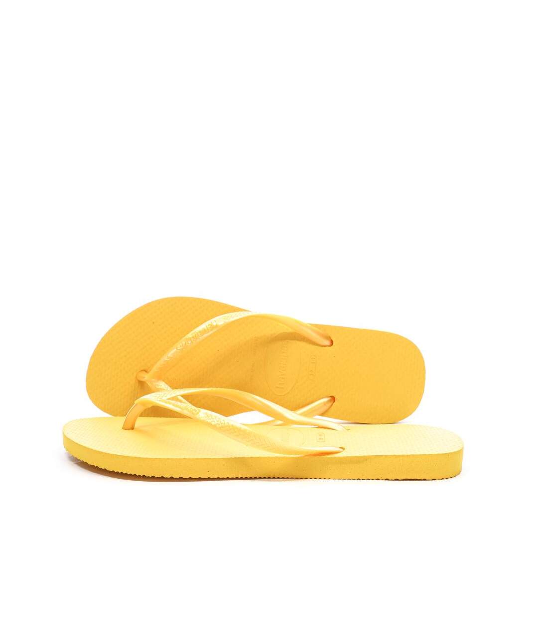 Tongs jaune femme havaianas slim 1740-1