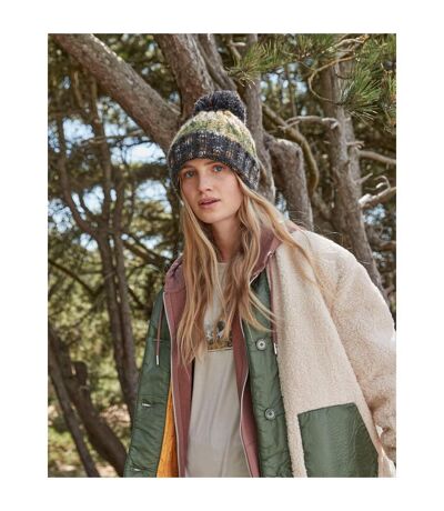 Bonnet Corkscrew Femme Blanc Cassé Vert Kaki Beechfield