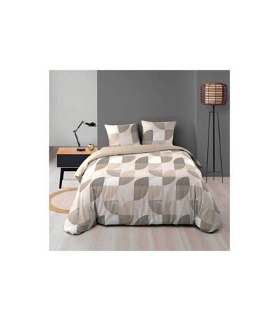 Parure de Lit 3 Pièces Ambroise 240x220cm Beige