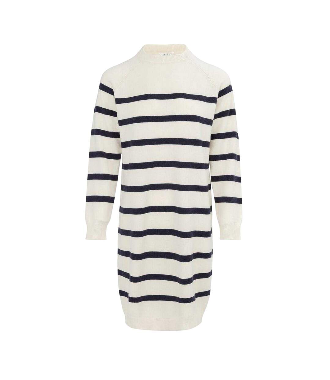 Robe-pull Motif/style À Rayures Femme Noir Blanc Miso-1