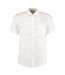Kustom Kit Mens Business Short-Sleeved Shirt (White)