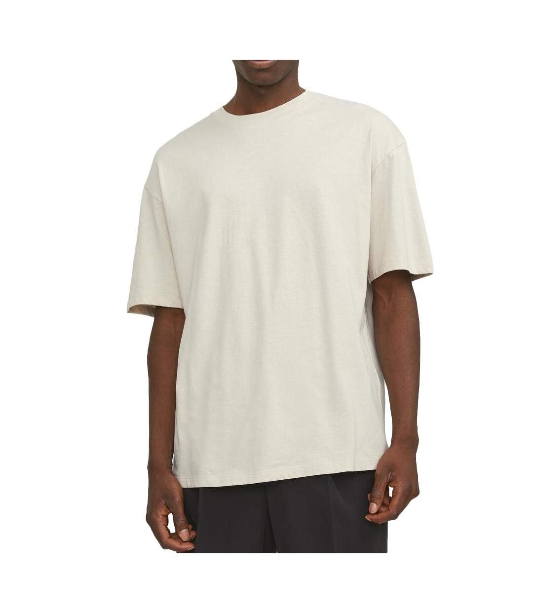 T-shirt beige homme jack & jones bradley 12249319-1