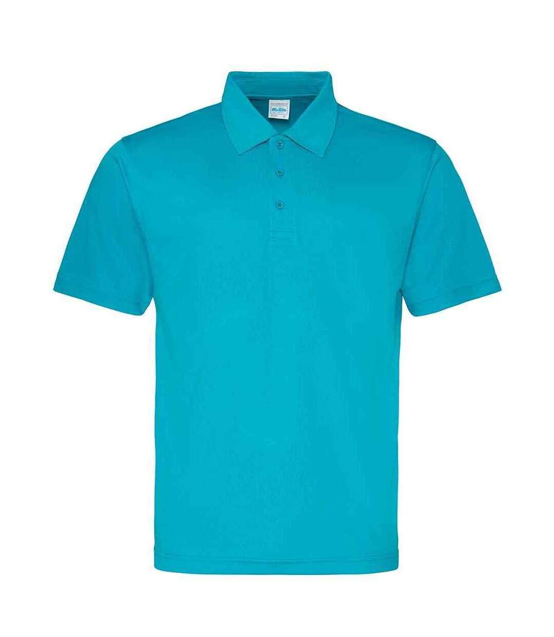 Polo homme bleu turquoise AWDis Cool-1