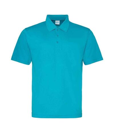 AWDis Cool Mens Moisture Wicking Polo Shirt (Turquoise Blue)