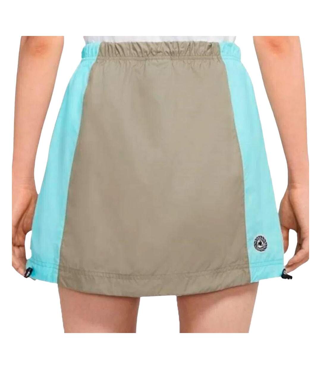 Jupe Taupe/Bleu Femme Nike Skirt - L-2